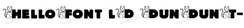 HelloFont lD DunDunT字体转换